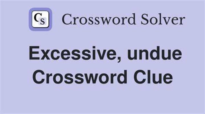 Undue hurry Crossword Clue