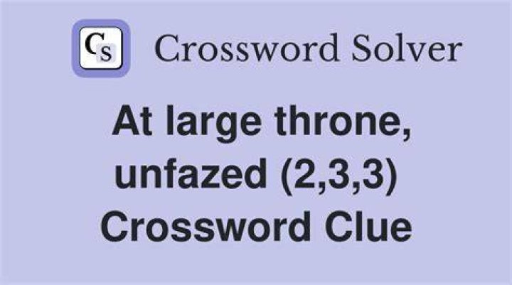 Unfazed Crossword Clue