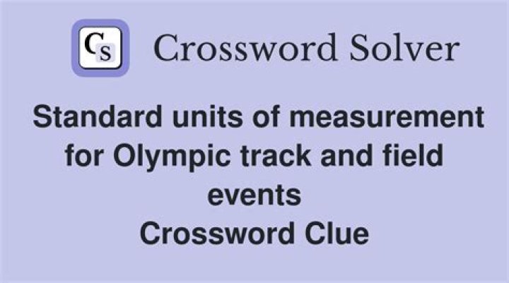 Units in track or swimming Crossword Clue