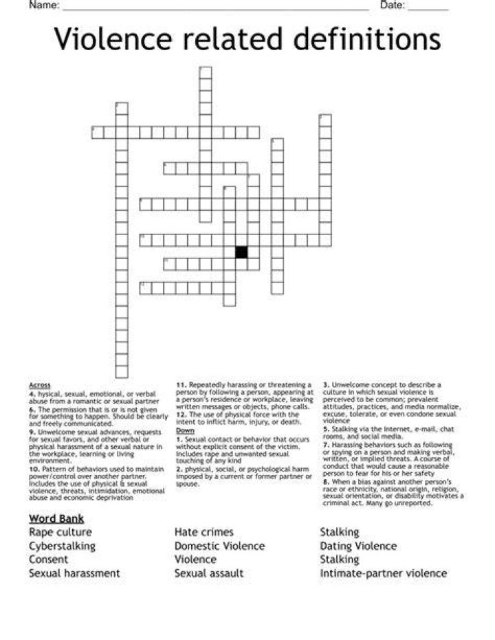 Unrestrained violence Crossword Clue