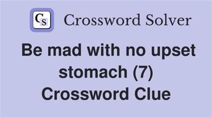 Upset stomach soother, informally Crossword Clue