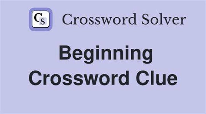 Usual beginning? Crossword Clue