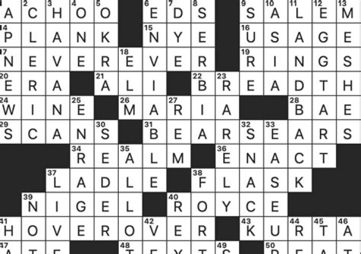 Utah national monument called Shash Jaa’ in Navajo Crossword Clue