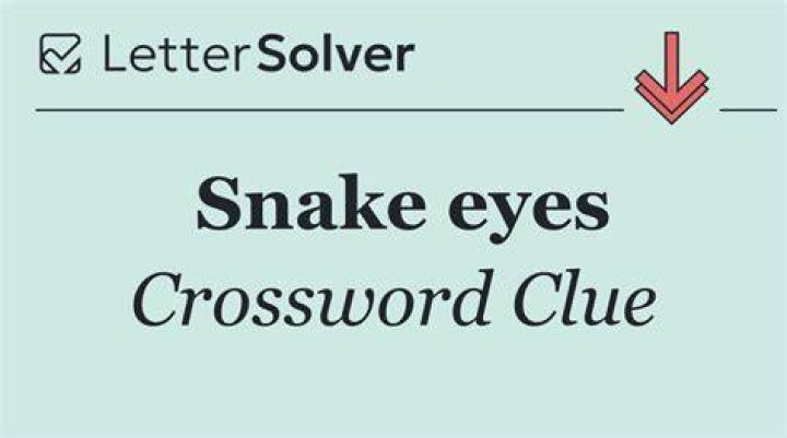 Value of snake eyes Crossword Clue