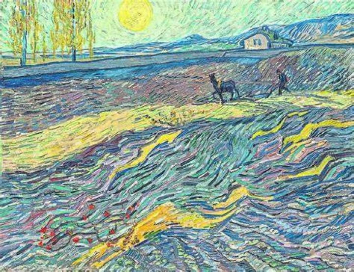 Van Gogh painting that once fetched a record amount at auction ($53.9 million) Crossword Clue