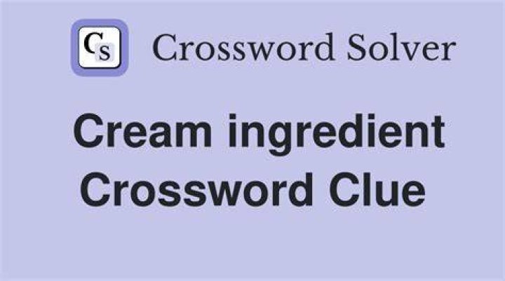 ___ vera (cream ingredient) Crossword Clue