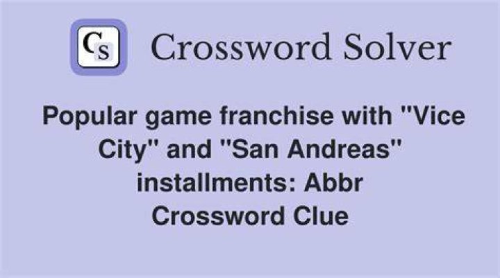 Virtual citizen in a popular video game franchise Crossword Clue