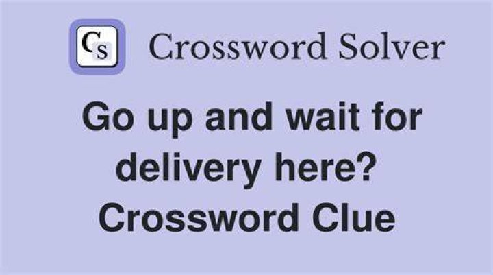 Wait here! Crossword Clue