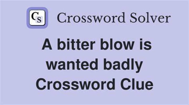 Wanted badly Crossword Clue