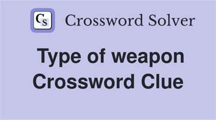 Weapon in the original Clue Crossword Clue