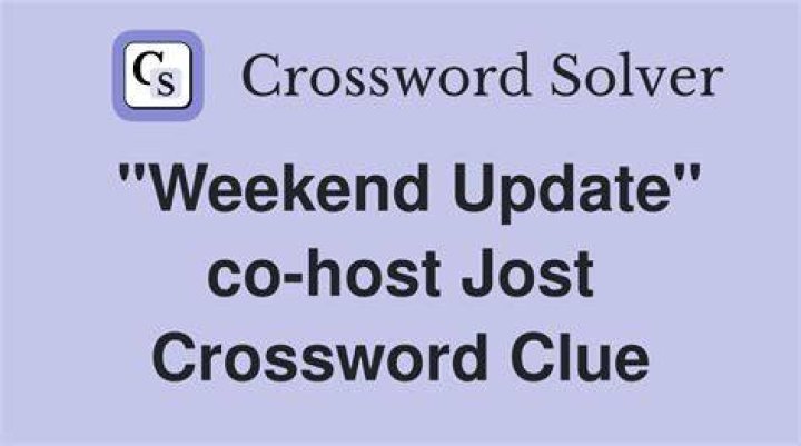 “Weekend Update” co-host for four seasons Crossword Clue