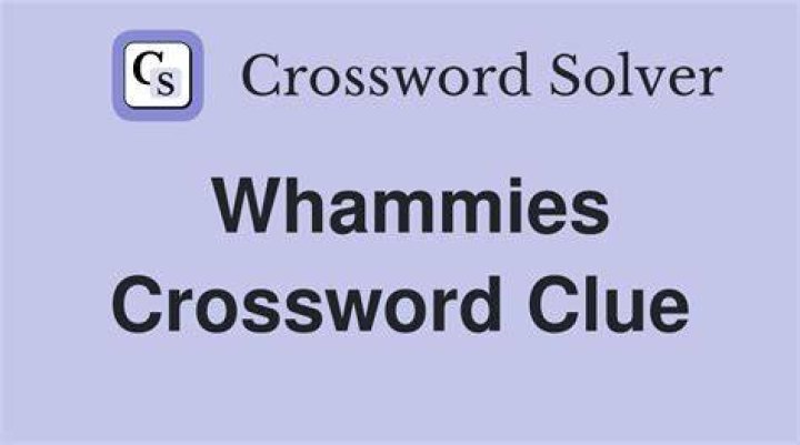 Whammies Crossword Clue