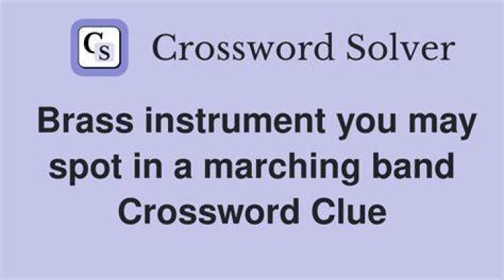 What brass band music has? Crossword Clue