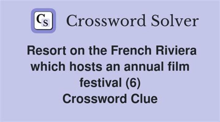 When Cannes hosts its festival du film Crossword Clue