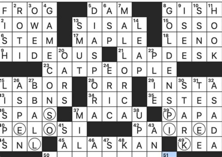 Whence the Portuguese creole language Patuá Crossword Clue
