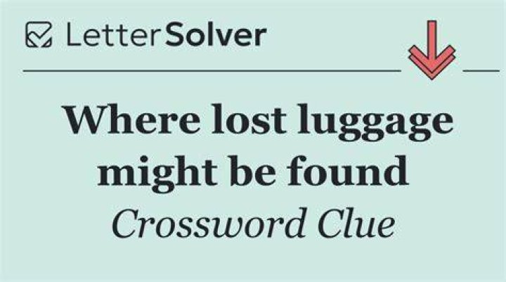 Where “Lost” could be found Crossword Clue