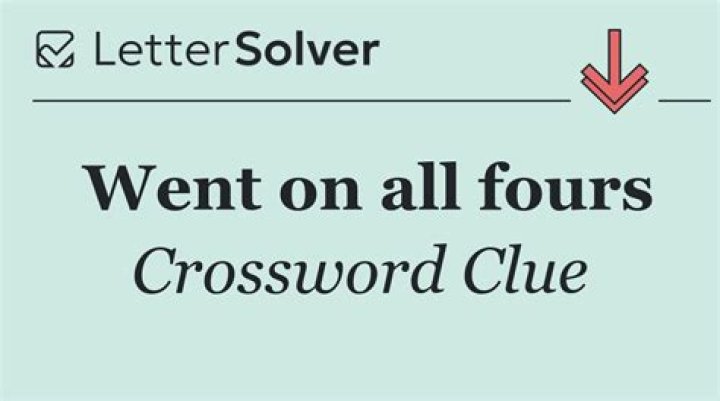 Where you went Crossword Clue