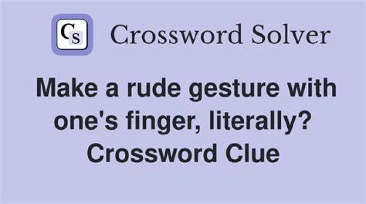 Winner’s two-finger gesture Crossword Clue