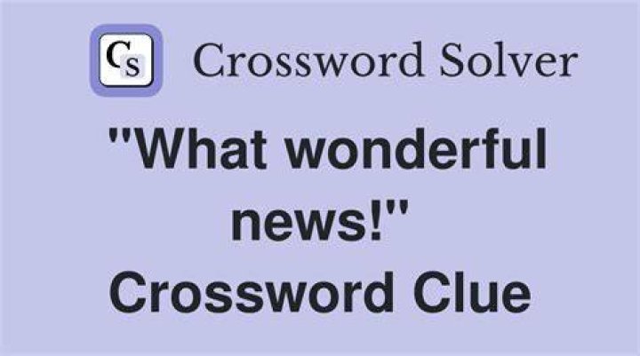 Wonderful review Crossword Clue