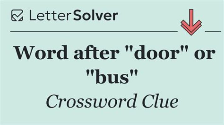 Word after door or before polish Crossword Clue