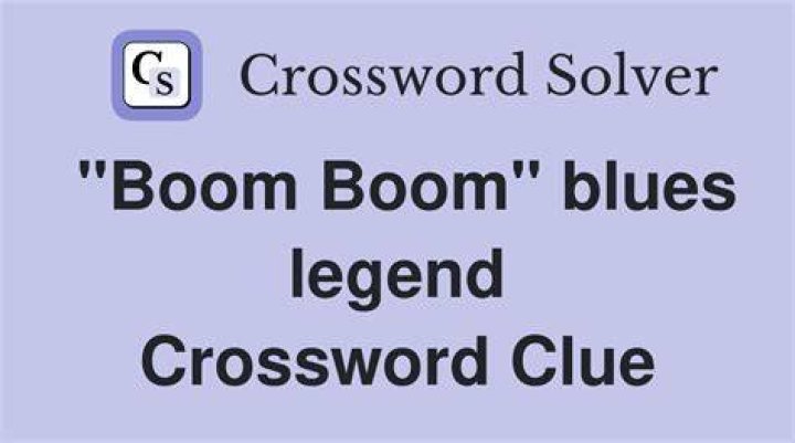 Word before boom or blues Crossword Clue