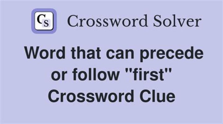 Word that can precede or follow “run” Crossword Clue