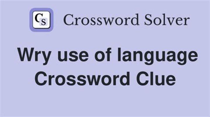 Word with image or language Crossword Clue