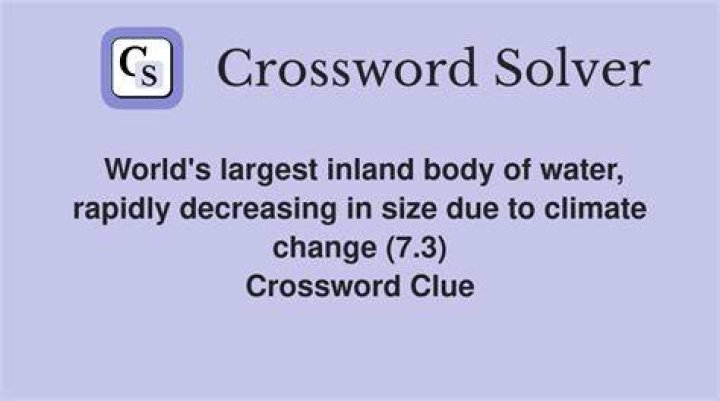 World’s largest inland body of water Crossword Clue