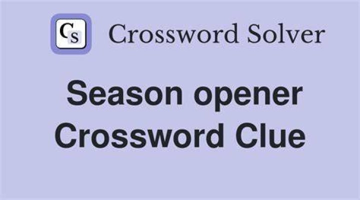 World Series opener Crossword Clue