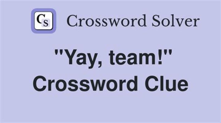“Yay!,” in internet-speak Crossword Clue