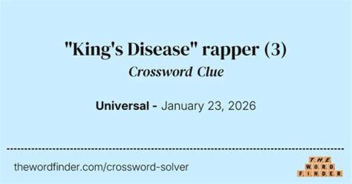 “Yeezus” rapper Crossword Clue